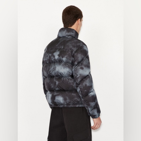 Armani Exchange Puffer Jacket Green Black Reversible 6KZBL3A ZNMKZ 02CA - Picture 4 of 16